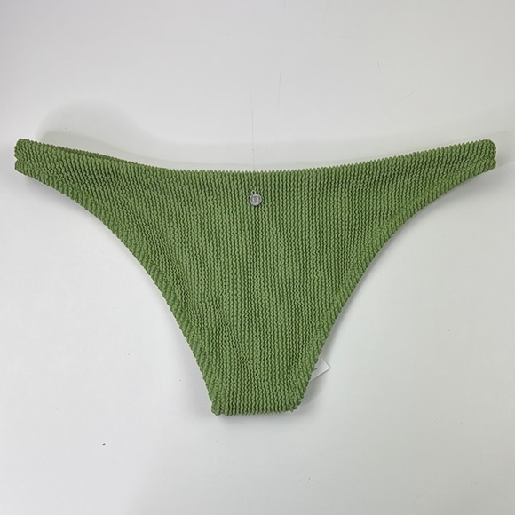 Rhythm / Free People Movement Wave Break Green Bikini Set with Adjustable Straps - Picture 11 of 12